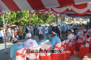 Dandim Dompu Tekankan Disiplin dan Semangat Juang dalam Lomba Baris SD/MI