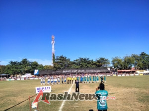 Pengamanan Ekstra Koramil Sukses Jaga Ketertiban Pertandingan Sepak Bola Bupati Cup