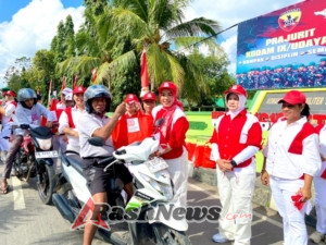 Aksi Simpatik Keluarga Besar Kodim 1618/TTU, Bendera untuk Semua, Sembako untuk Rakyat