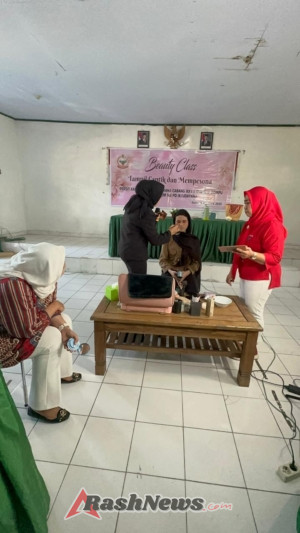 Persit Dompu Gandeng Dwi Azizah Make Up untuk Beauty Class