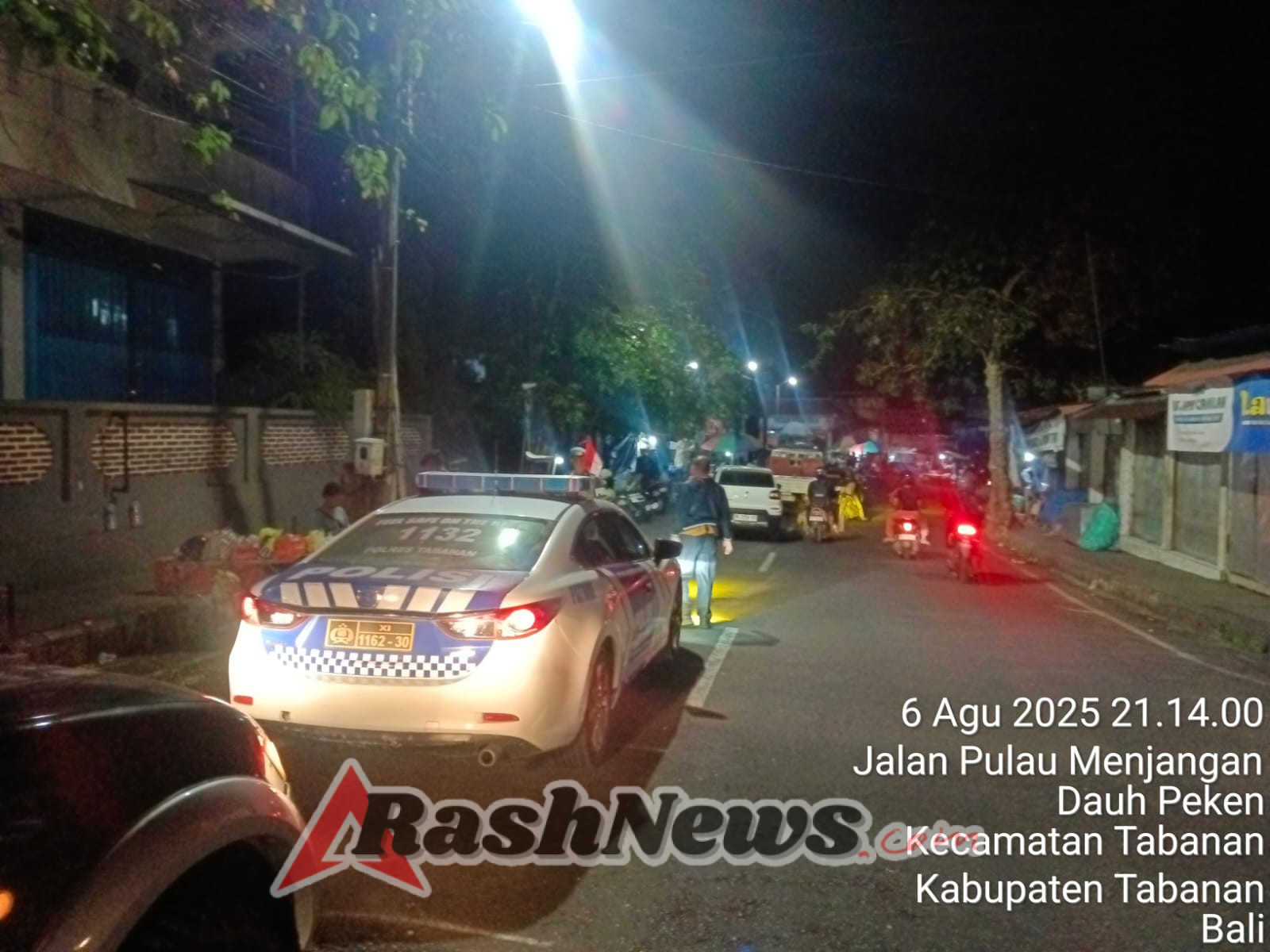 Blue Light Patrol Polres Tabanan Sasar Keramaian, Imbau Pemuda Hindari Kenalpot Brong
