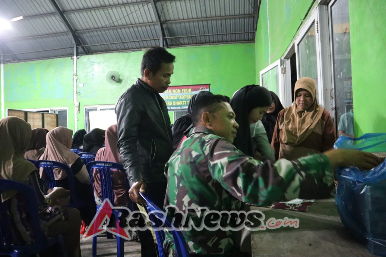 TMMD dan Puskesmas Buer Bersinergi Sosialisasikan Hidup Sehat ke Warga Kalabeso