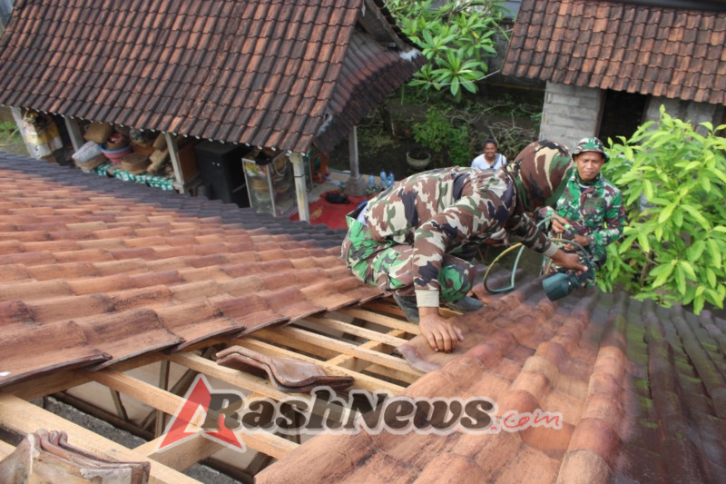 Rumah Baru Pak Cakra, Perbekel: Ini Bukti TNI dan Rakyat Tak Terpisahkan