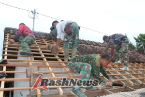 Bersama Warga, Dan SSK TMMD 125 Jadikan Harapan Pak Cakra Jadi Kenyataan