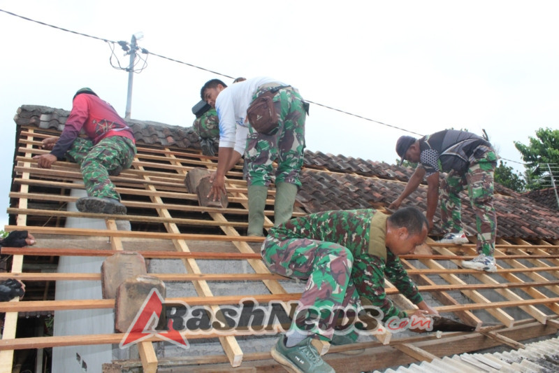 Bersama Warga, Dan SSK TMMD 125 Jadikan Harapan Pak Cakra Jadi Kenyataan