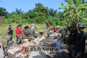 Kepemimpinan Dansatgas TMMD 125 Berbuah Nyata, Jalan Usaha Tani Tersambung