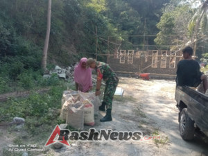 Babinsa Koramil 1602-01 Gelar Komsos dan Pamwil, Jaga Keamanan Desa Ondorea Barat