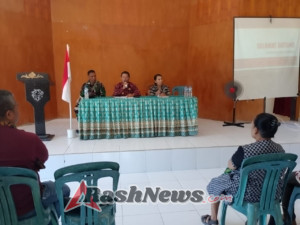 Babinsa Bersama Stakeholder Kecamatan Rote Timur Duduk Bersama Bahas Isu Stunting