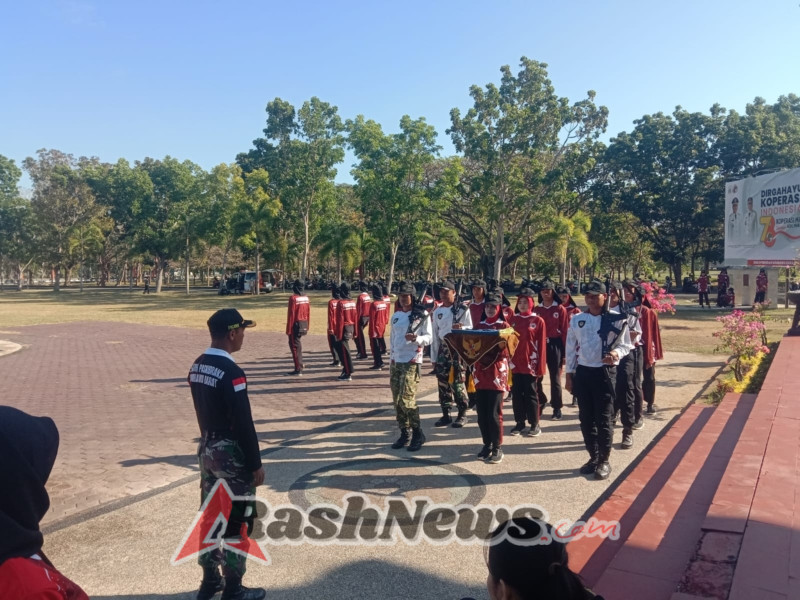 TNI-POLRI Siapkan Paskibraka Kabupaten Sumbawa Barat Sambut HUT ke-80 RI