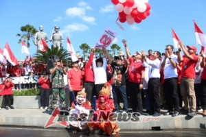 Dandim Tabanan Hadiri Pawai Peringatan HUT ke-80 Kemerdekaan Republik Indonesia
