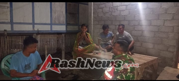 Patroli Humanis Babinsa di Dusun Rade, Warga Merasa Lebih Aman