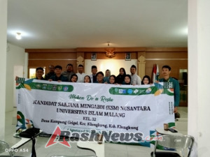 Hadiri Penerimaan KSM Unisma, Ini Pesan Babinsa Kampung Gelgel