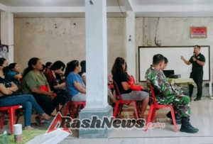 Babinsa Ikuti Sosialisasi P4GN Guna Mencegah Penyalahgunaan Narkoba