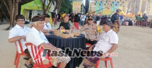 Pembukaan Pesona Budaya Sanur Kauh 2025 Meriah, Bhabinkamtibmas Hadir Amankan Jalannya Acara