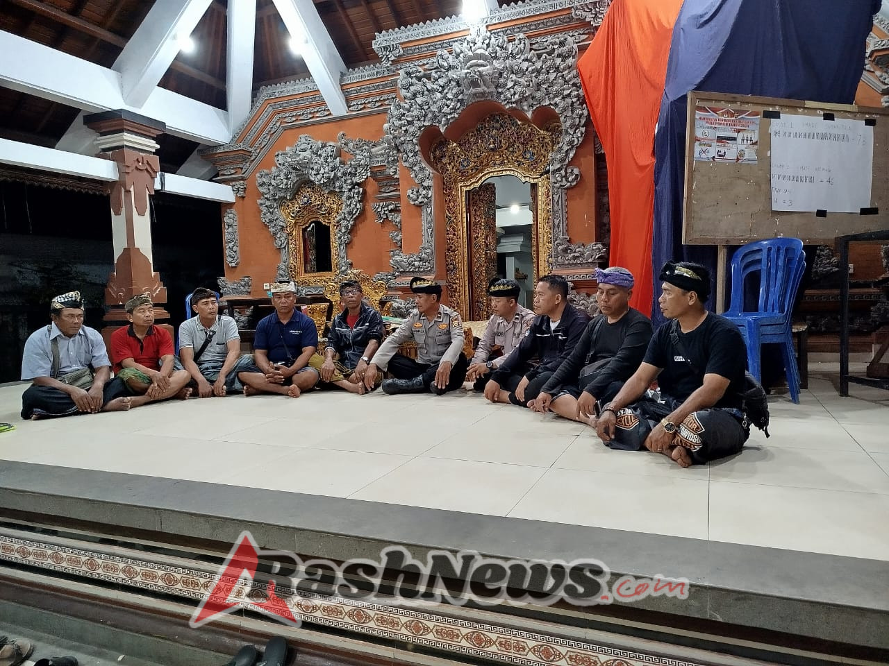 Wujudkan Keamanan Bersama, Polres Badung Rangkul Pecalang Dalam Jumat Curhat