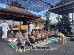 Wujud Srada Bhakti, Personil Umat Hindu Polres Badung Sembahyang Bersama Rahina Purnama