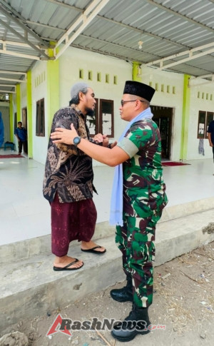 TNI dan Ulama Bersinergi, Dandim Dompu Serahkan Bantuan ke Ponpes As-Salam