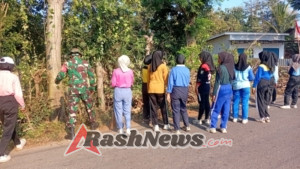 Karya Bakti Bersama Kapten Inf M. Kasim untuk Persiapan Upacara Kemerdekaan