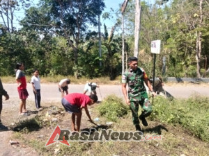 Gotong Royong Babinsa dan Warga Noetoko Jadi Teladan Kebersamaan