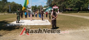 Babinsa Koramil 1618-01/Miotim Dampingi Pelatihan Paskibra dalam Rangka HUT RI ke-80 di Kecamatan Noemuti