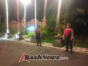 Patroli Subuh Polsek Abiansemal Rutin Strong Point Jalur Sepi, Wujudkan Rasa Aman