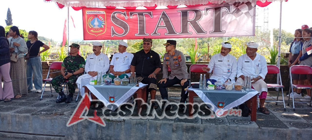Kasdim 1623/Karangasem apresiasi lomba gerak jalan pelajar SMP dan MTSN
