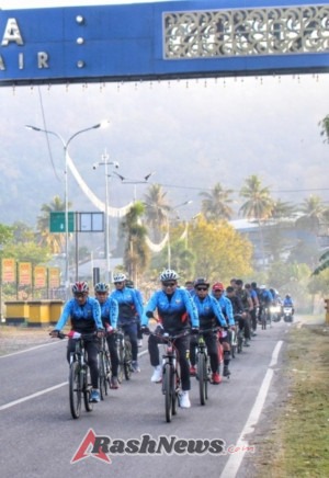 Olahraga dan Silaturahmi, Fun Bike Kodim 1608/Bima Jadi Inspirasi Hidup Sehat
