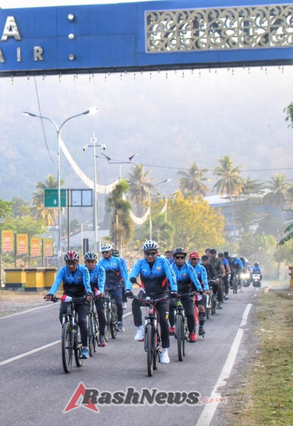 Olahraga dan Silaturahmi, Fun Bike Kodim 1608/Bima Jadi Inspirasi Hidup Sehat