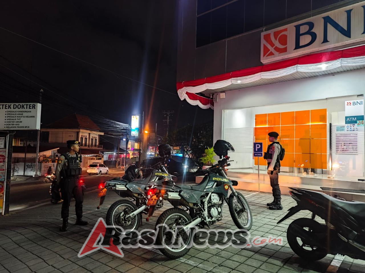 Sambangi Kantor BNI Kapal, Unit Raimas Ajak Masyarakat Jaga Kondusifitas Kamtibmas