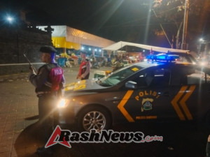 Patroli Sentra Ekonomi, Blue Light Patrol Sat Samapta Sambangi Pasar Senggol Mengwi