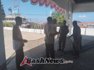 Babinsa Ende Dorong Partisipasi Masyarakat Dalam Kegiatan Olahraga dan Keamanan Wilayah