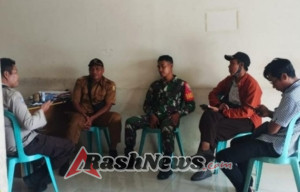 Tingkatkan Persatuan, Babinsa Timbanuh Himbau Warga Jaga Keamanan Dusun