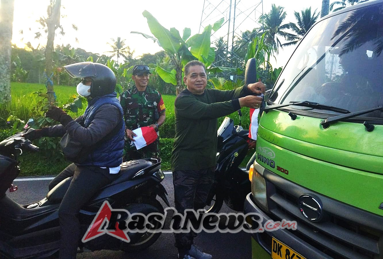 Danramil Petang dan Stakeholder Meriahkan Goes Kemerdekaan Perayaan HUT RI ke-80