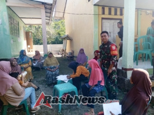 Sinergi Babinsa Salit dan Warga dalam Posyandu serta Layanan Kesehatan Lansia