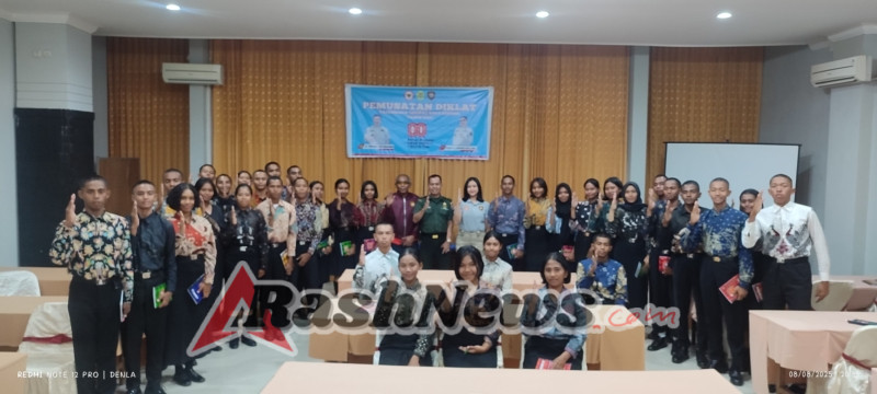 Wawasan Kebangsaan Paskibraka Diperkuat Pasi Intel Kodim Kupang