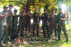 Personel Gabungan Jaga Keamanan TPA Suwung Guna Mengurangi Volume Sampah Berlebihan