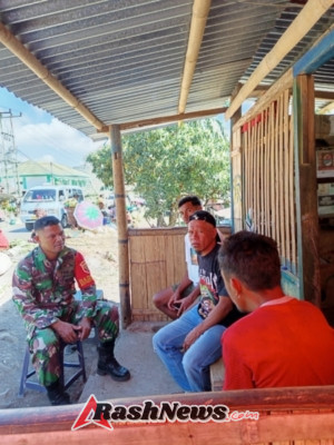 Babinsa Koramil 1602-03/Detusoko Aktif Dengarkan Aspirasi Warga Ae Ndoko