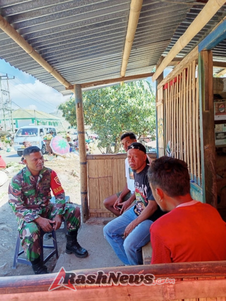 Babinsa Koramil 1602-03/Detusoko Aktif Dengarkan Aspirasi Warga Ae Ndoko