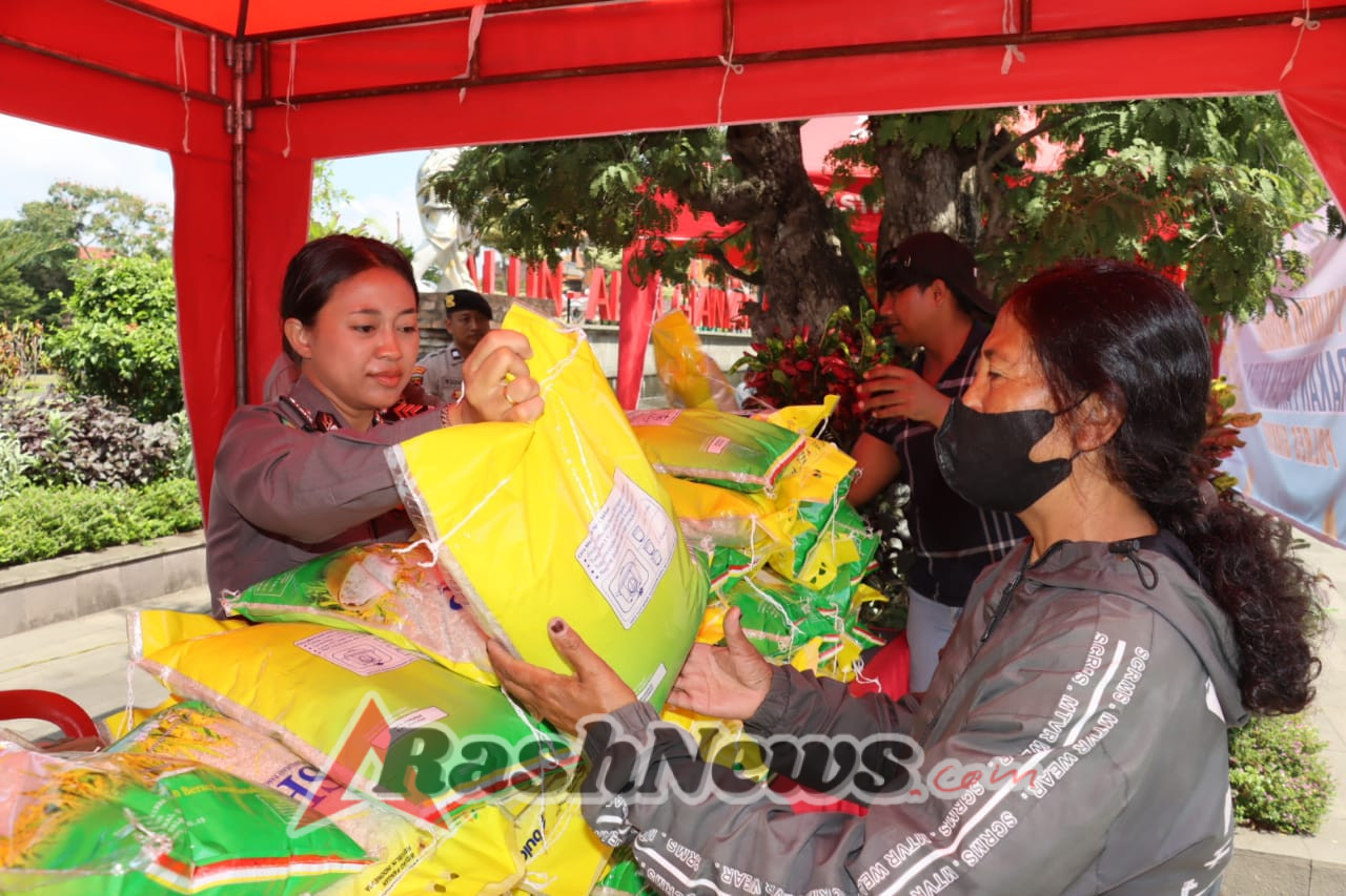 Polres Gianyar Gelar Hari Kedua Gerakan Pangan Murah
