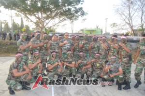 Langkah Tegap Dandim 1614/Dompu Warnai Lomba Gerak Jalan 17 Km