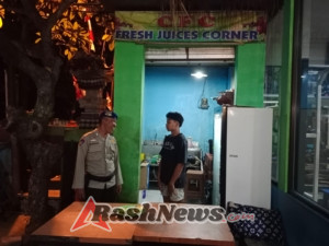 Antisipasi Gangguan Kamtibmas Sat Polairud Polres Karangasem Blue Light Patrol Sasar Obyek Wisata Candidasa