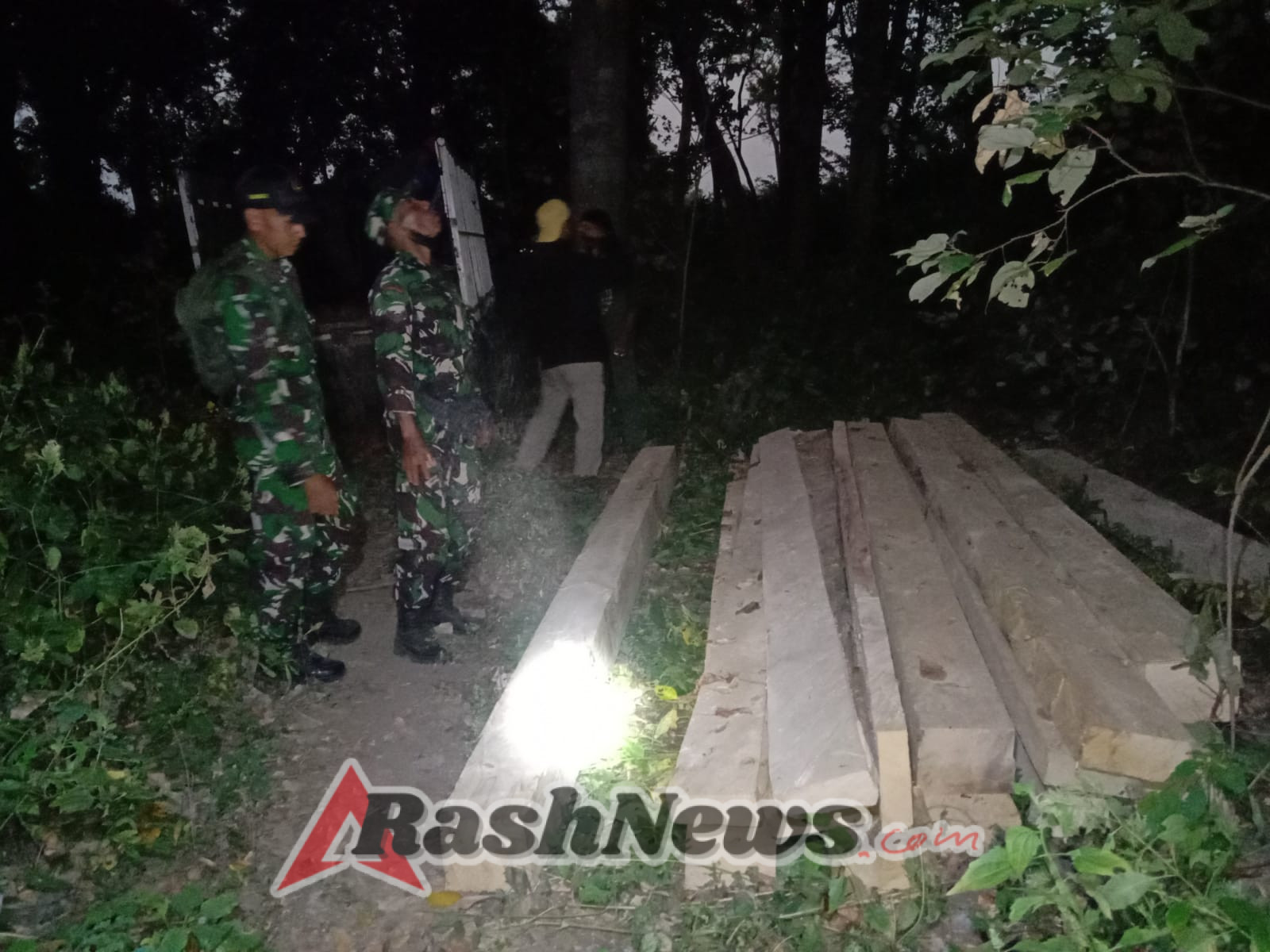 ‎Patroli Gabungan Lanjutkan Investigasi Pembalakan Liar