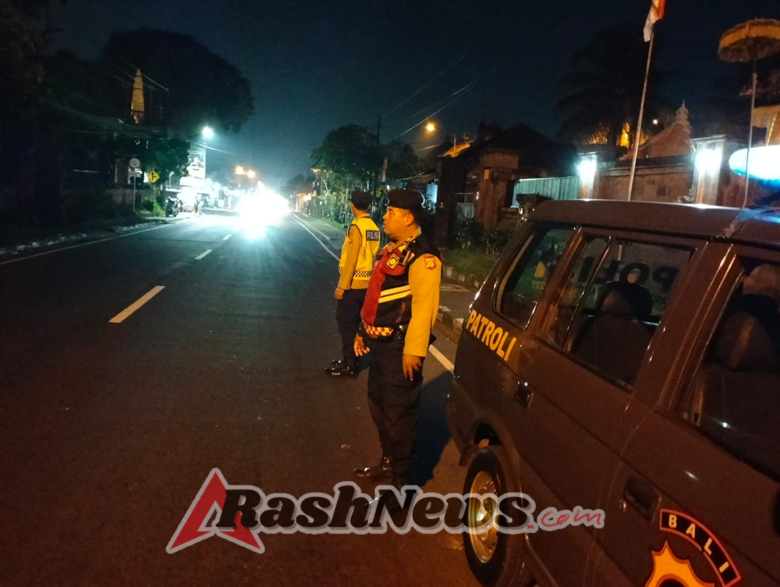 Polsek Abiansemal Laksanakan Patroli Subuh Di Jalur Sepi & Kawasan Permukiman, Wujudkan Rasa Aman