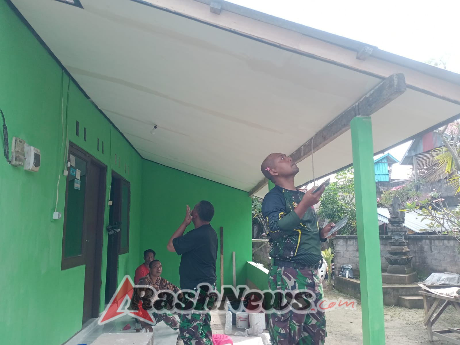 Progres RTLH Banjar Puaya Dikebut, Dan SSK Turun Langsung di Lapangan