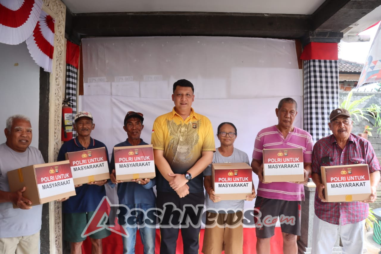 Minggu Kasih Polres Tabanan di Desa Dauh Peken, Warga Diajak Jadi Polisi Bagi Diri Sendiri