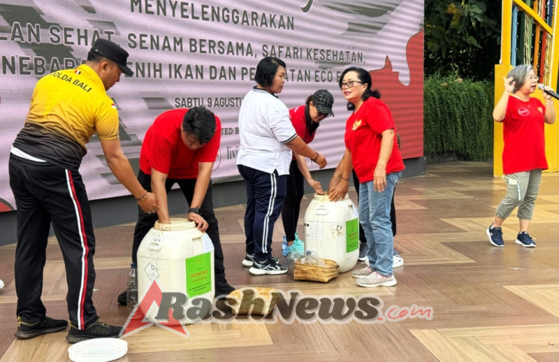 Jalan Sehat dan Safari Kesehatan di Tonja, Upaya Promosikan Gaya Hidup Sehat bersama Babinsa
