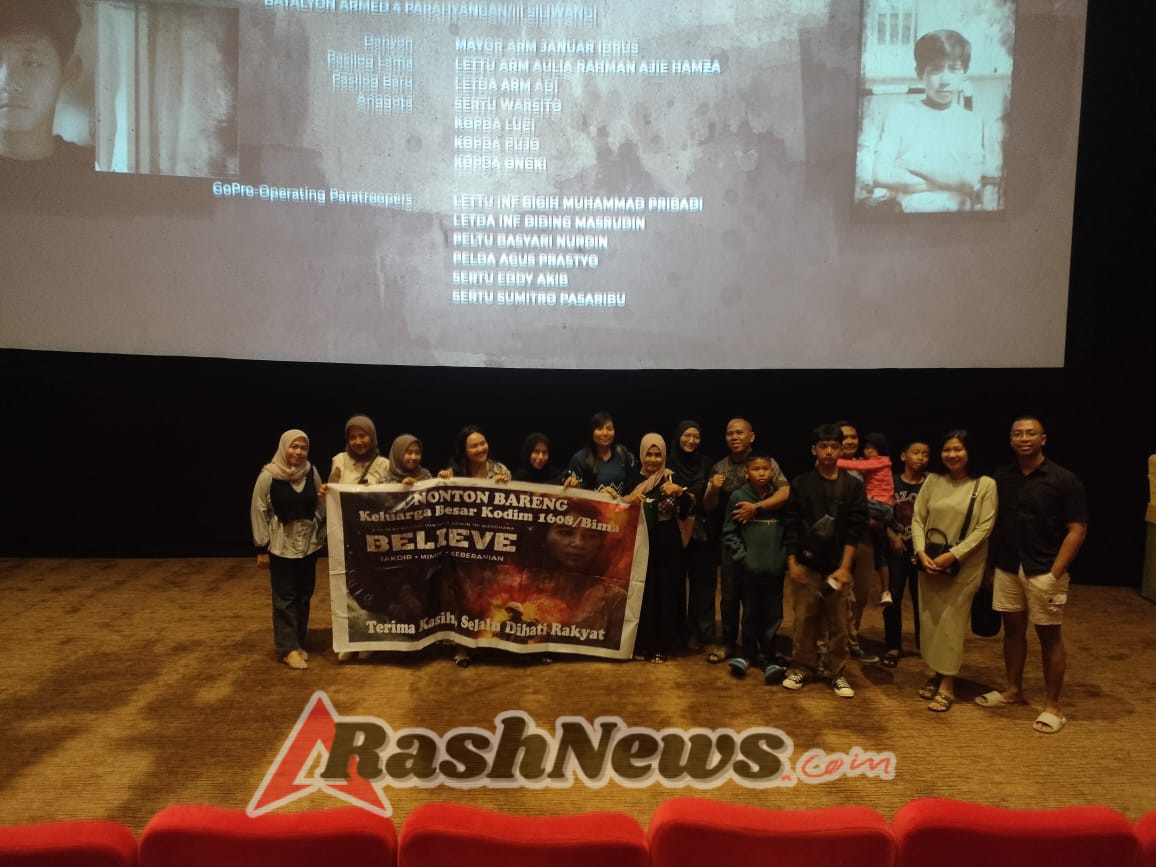 Dandim 1608/Bima Ajak Anggota dan Warga Binaan Percaya Diri Lewat Film ‘Believe