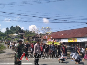 Beri Pengabdian Dan Pelayanan Terbaik, Upacara keagamaan Di Tiga Desa Dikawal Babinsa Koramil Klungkung