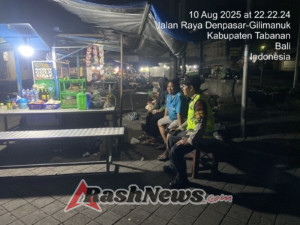 Cegah Aksi Kriminal, Polsek Selemadeg Barat Laksanakan Patroli Barcode