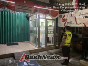 Cegah Aksi Kriminal, Polsek Selemadeg Barat Laksanakan Patroli Barcode